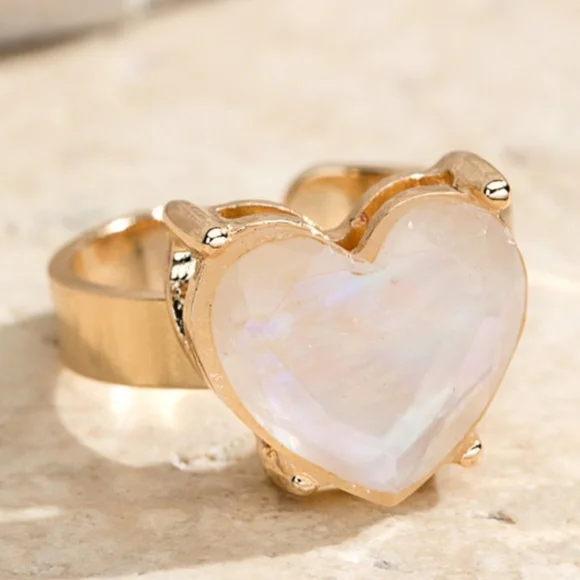 Heart shaped adjustable ring - Picture 1 of 1